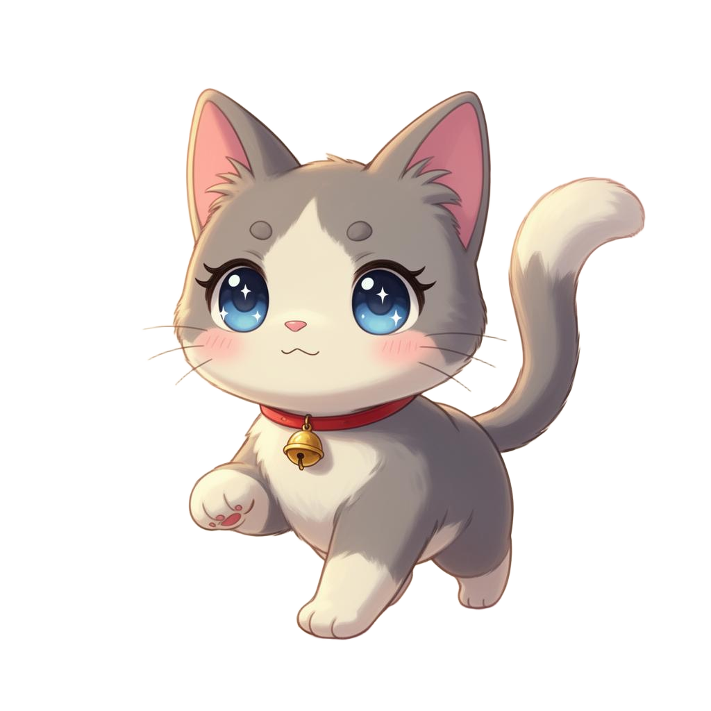 MIMI walking playfully